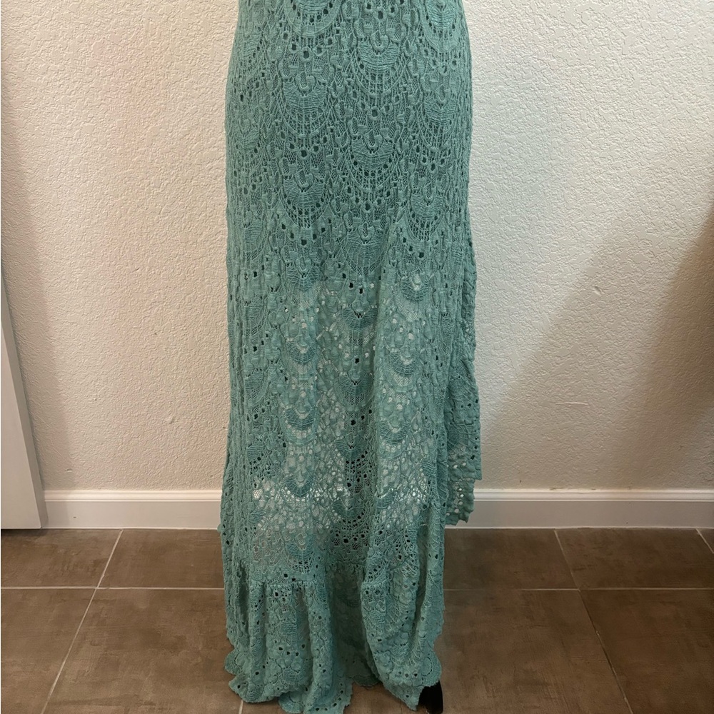 NIGHTCAP SPANISH LACE SALOON HI LOW SKIRT SIZE 3 - Picture 4 of 9